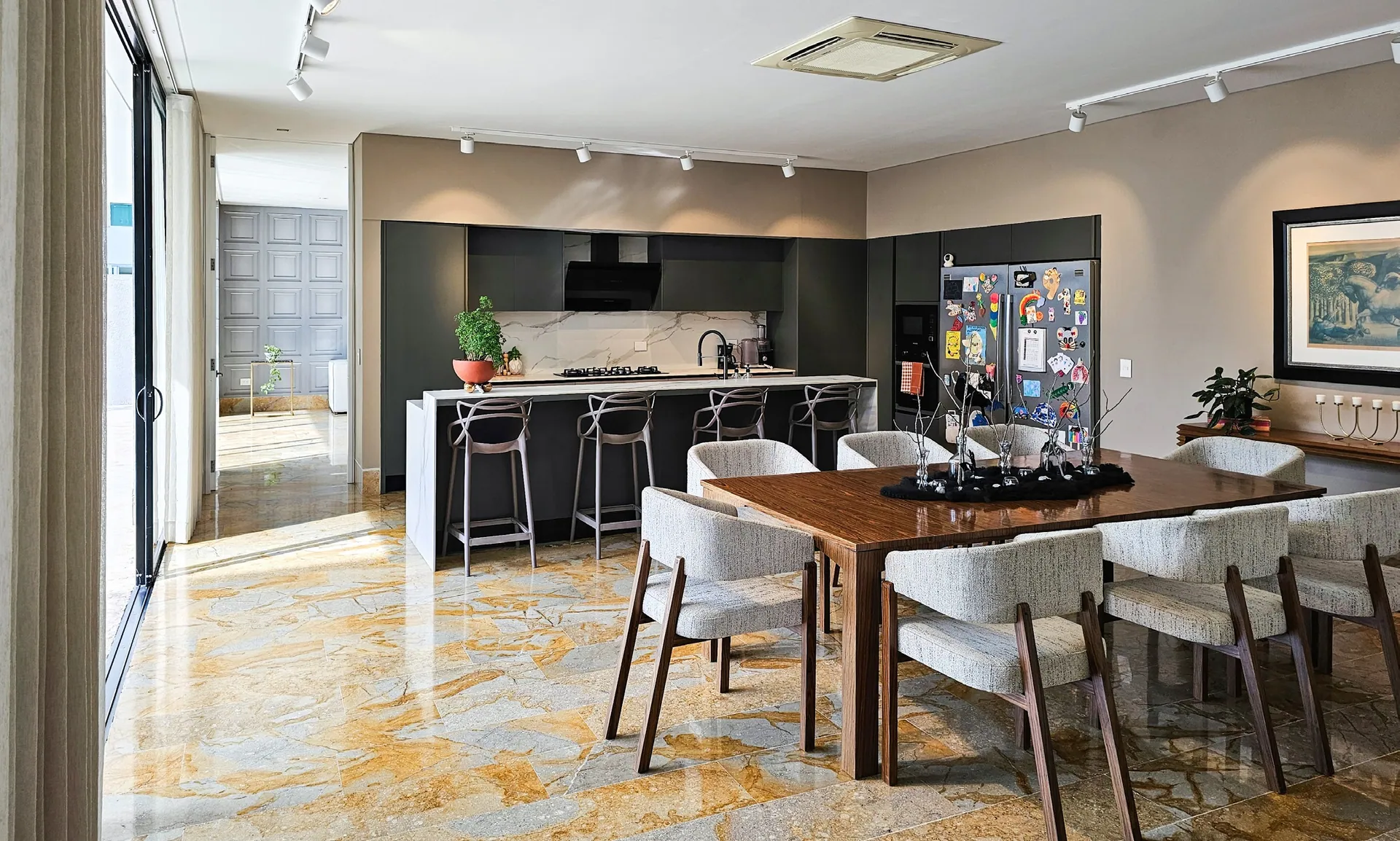 Casa FG · Interior comedor cocina