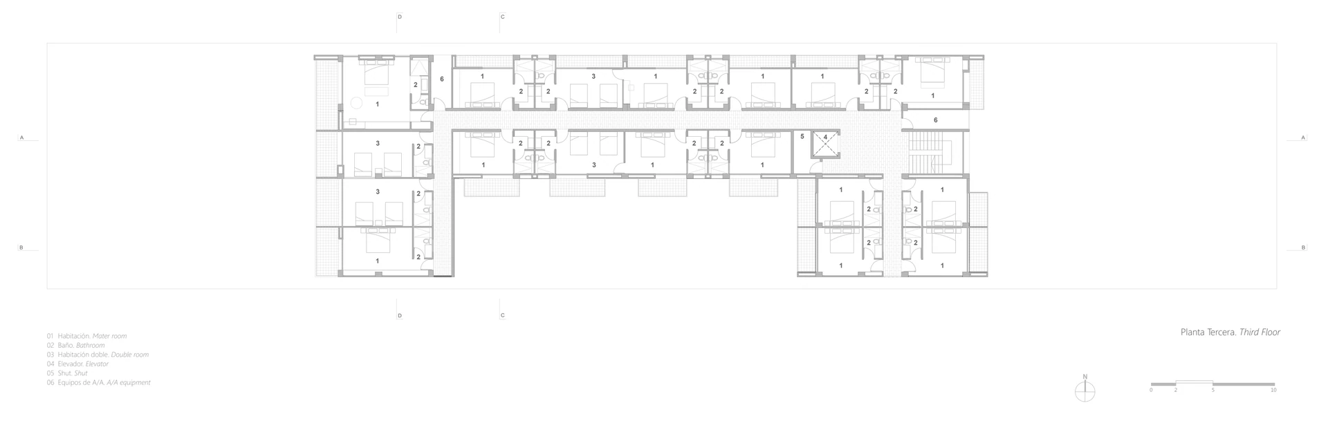 Planta tercera