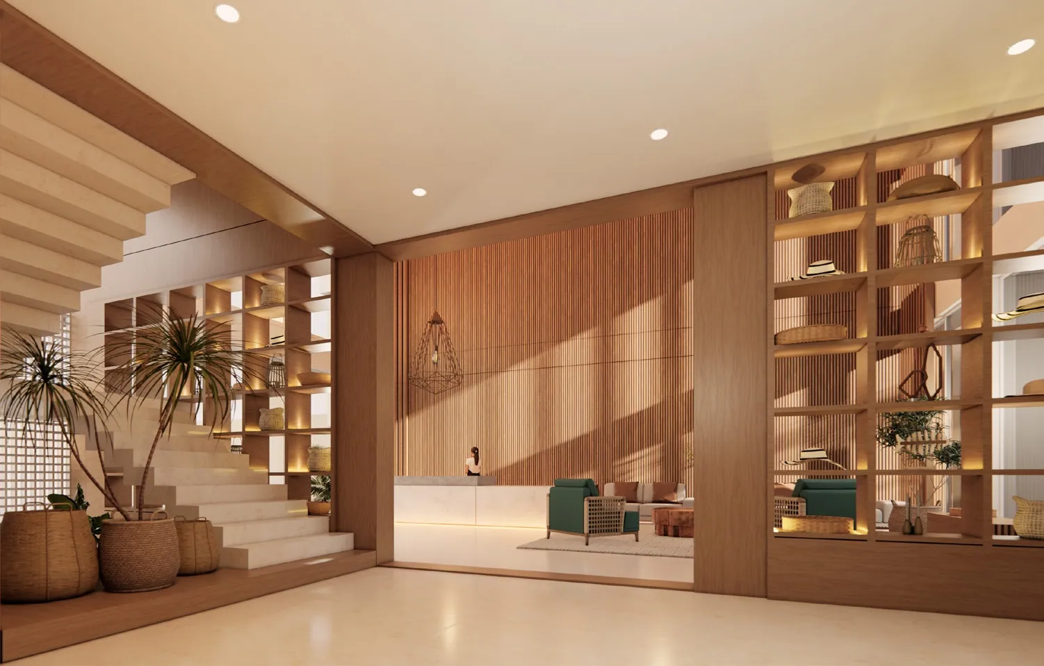 Edificio Ensenada 2 · Interior lobby sala espera