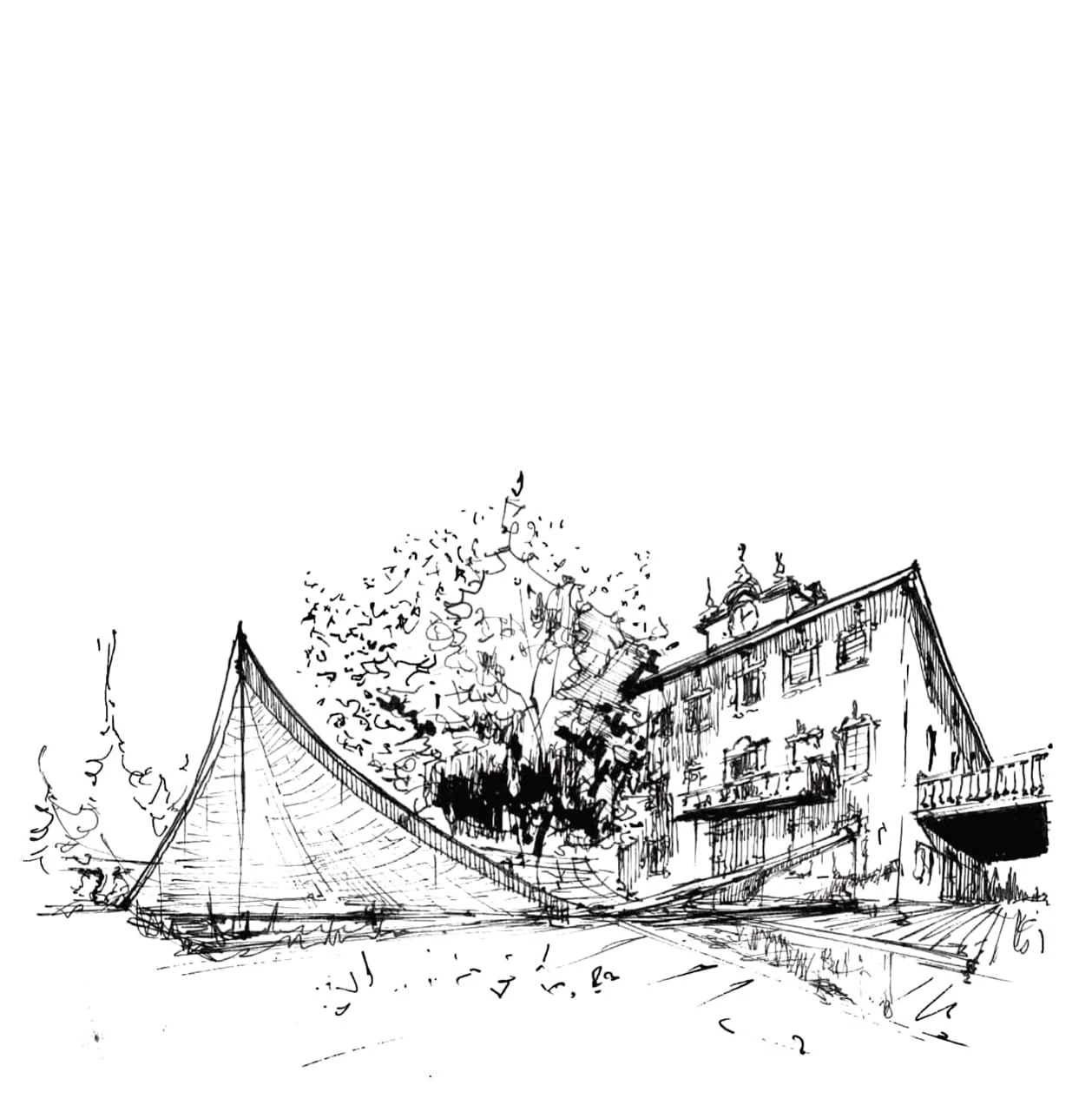 Croquis conceptual de Leaf of Art