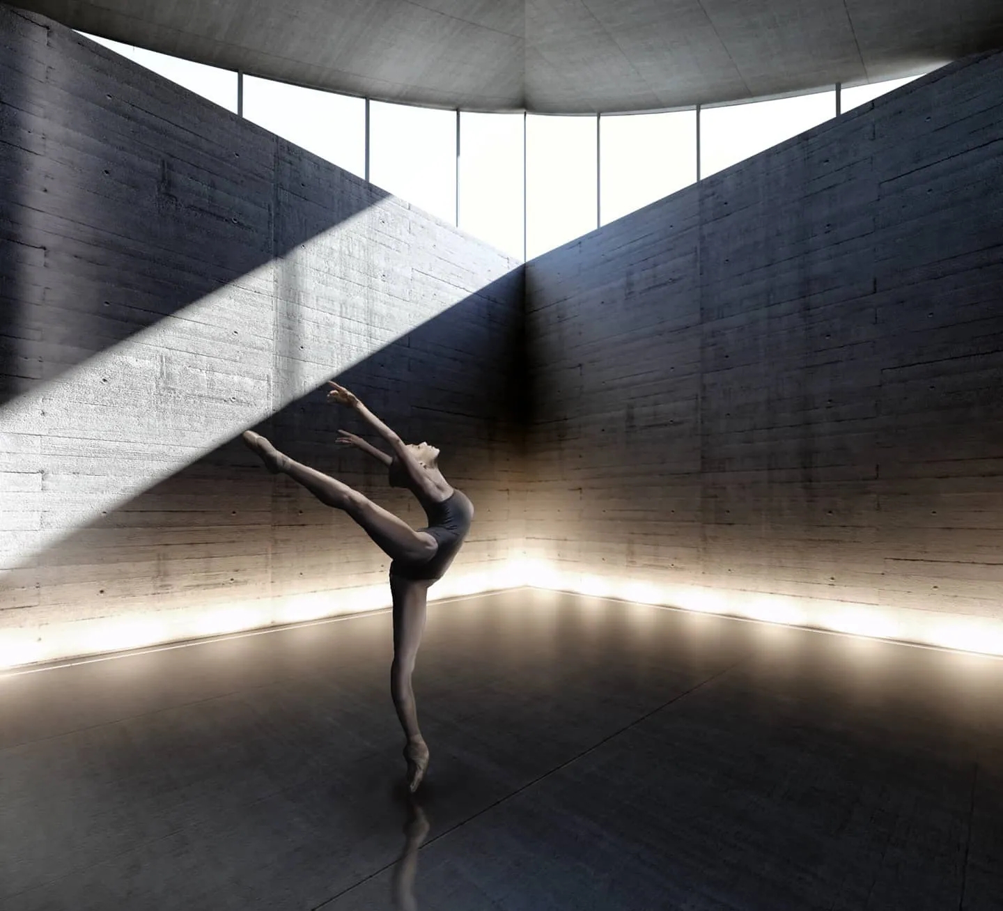 Leaf of Art · Interior auditorio danza subterráneo