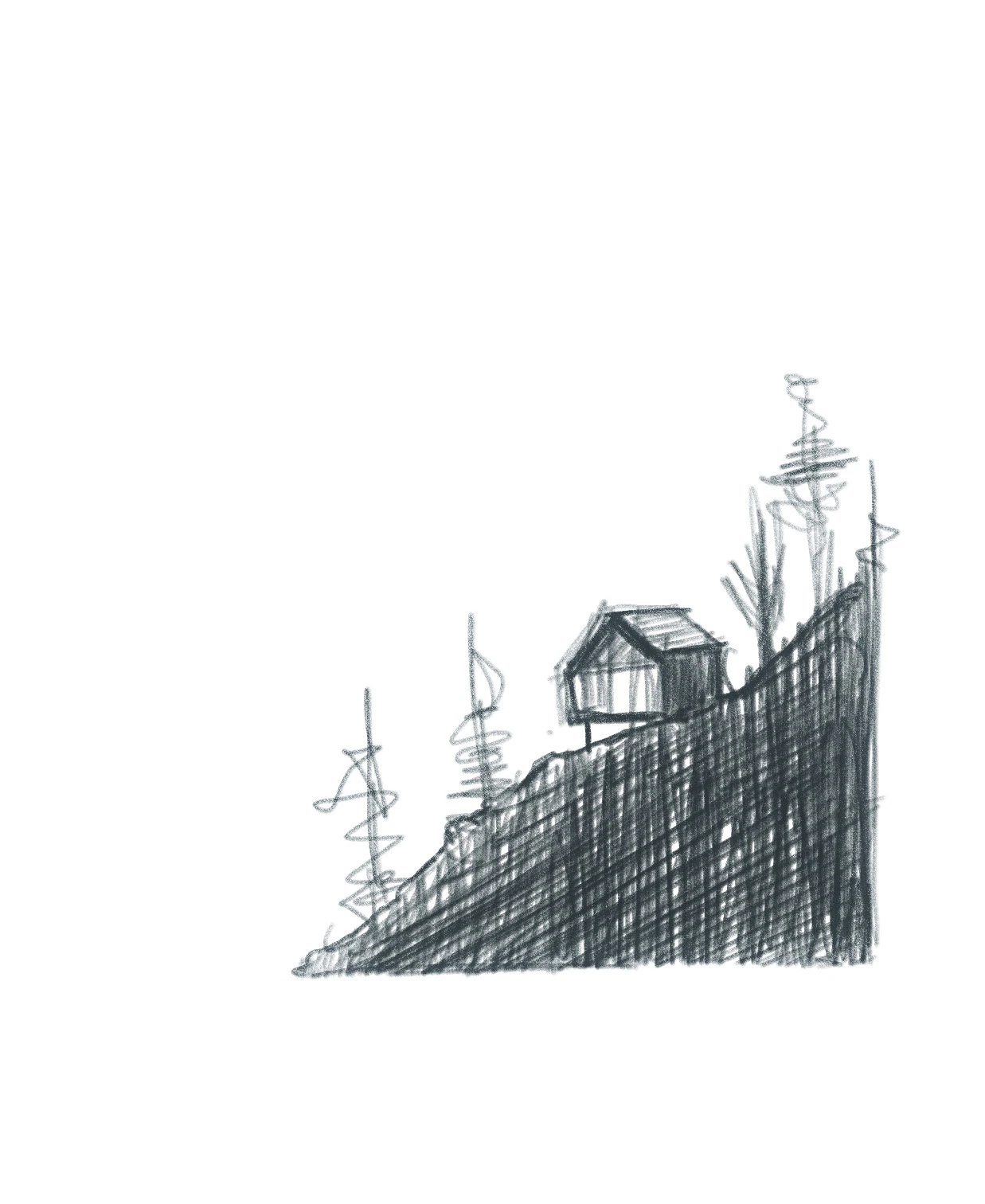 Croquis conceptual ladera